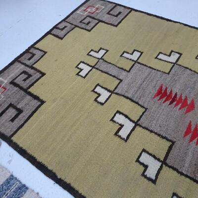 LOT 562. TWO SMALL NAVAJO RUGS