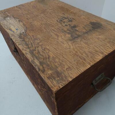 LOT 608. PLYWOOD TRUNK