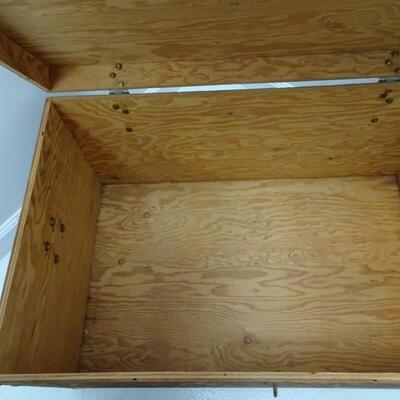 LOT 608. PLYWOOD TRUNK
