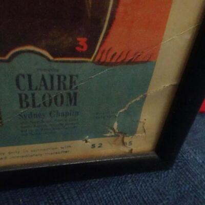 LOT 612. VINTAGE FRAMED LOBBY CARDS