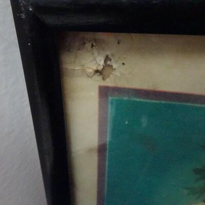 LOT 612. VINTAGE FRAMED LOBBY CARDS