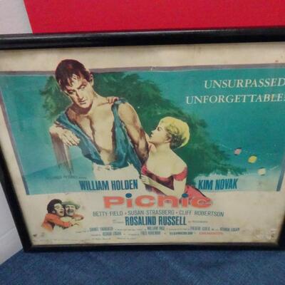 LOT 612. VINTAGE FRAMED LOBBY CARDS