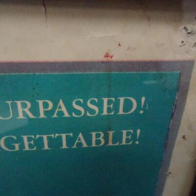 LOT 612. VINTAGE FRAMED LOBBY CARDS