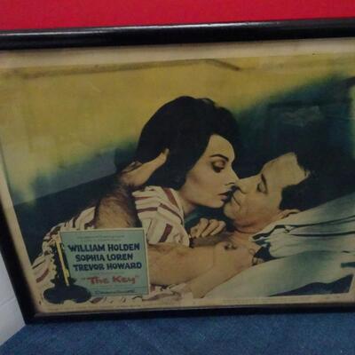 LOT 613. VINTAGE FRAMED LOBBY CARDS