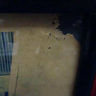 LOT 613. VINTAGE FRAMED LOBBY CARDS