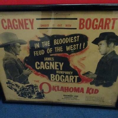 LOT 613. VINTAGE FRAMED LOBBY CARDS