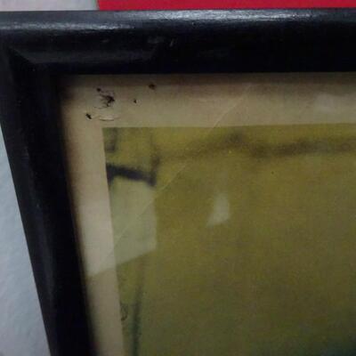 LOT 613. VINTAGE FRAMED LOBBY CARDS