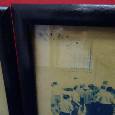 LOT 613. VINTAGE FRAMED LOBBY CARDS