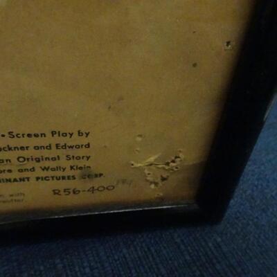 LOT 613. VINTAGE FRAMED LOBBY CARDS