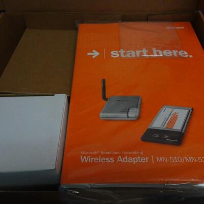 LOT 618. COLLECTION OF COMPUTER NETWORKING/MODEMS/ROUTER/POWER STRIPS