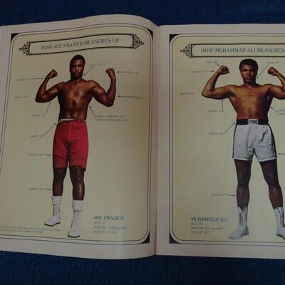 LOT 573.   VINTAGE ALI VS. FRAZIER FIGHT OF CHAMPIONS PROGRAM