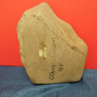 LOT 575. DECORATIVE STONE