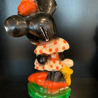 Minnie Mouse (Disney) Carnival Chalkware Bank