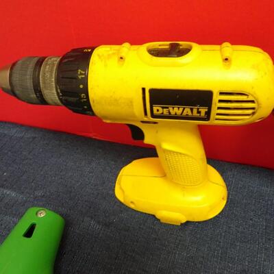 LOT 595. DEWALT TOOLS AND STAPLERS