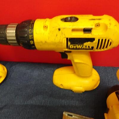 LOT 595. DEWALT TOOLS AND STAPLERS