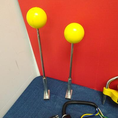 LOT 596. TRAILER AND BOAT GEAR