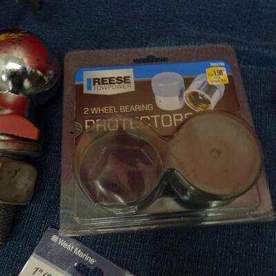 LOT 596. TRAILER AND BOAT GEAR