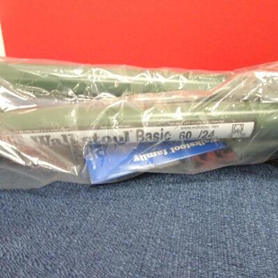 LOT 598 THREE WALKSTOOL BRAND  FOLDING STOOLS (MADE IN CHINA)