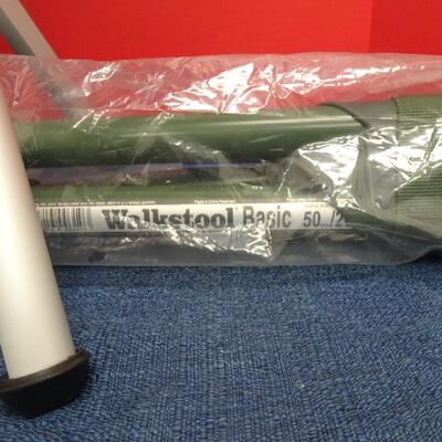 LOT 598 THREE WALKSTOOL BRAND  FOLDING STOOLS (MADE IN CHINA)