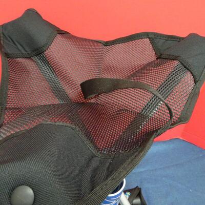 LOT 599. TWO  WALKSTOOL BRAND  ALUMINUM FOLDING STOOLS (MADE IN SWEDEN)