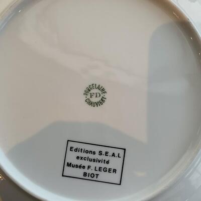 Fernand Leger Porcelain Plate