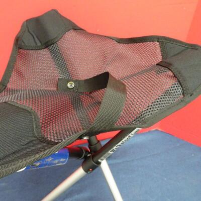 LOT 602. TWO  WALKSTOOL BRAND  ALUMINUM FOLDING STOOLS (MADE IN SWEDEN)