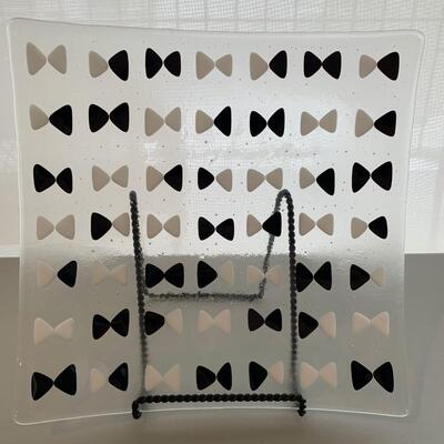 Art Glass Plate by Nancy Segal