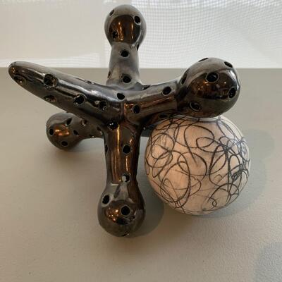 Ceramic Jack and Ball by Kaiser Suidan