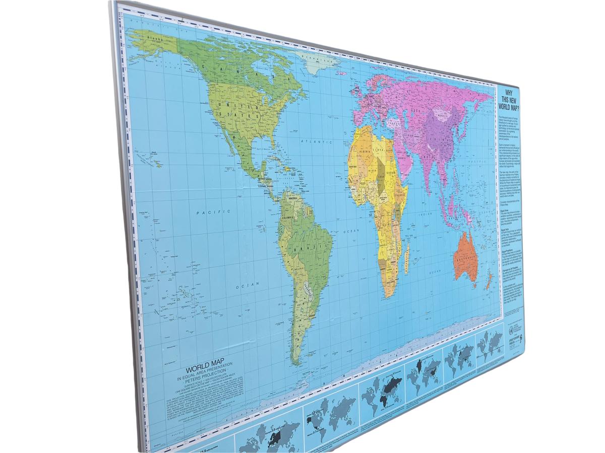 Vintage Peter's Projection Map 50