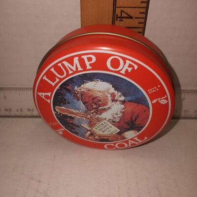 The Tin Box Company A Lump Of Coal Holiday Collectible Tin For The Naughty