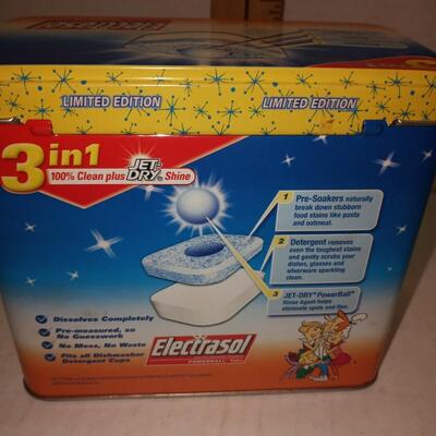 Electrasol Dishwasher Gel Packs Limited Edition Jetsons George Jetson Tin 2007