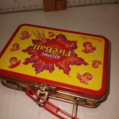 Atomic FireBall Tin Candy Miniature Lunch Box Ferrara Pan 4"