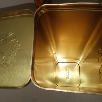 Vintage J&B Rare Scotch Whisky Collectible Container Tin Can Scotland