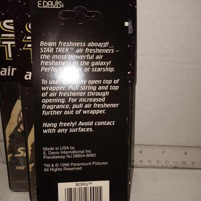 1996 E Davis Star Trek The Next Generation Air Freshener Borg NEW Condition BX6
