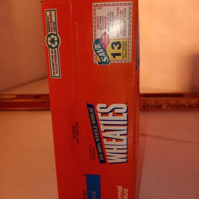 RARE 1995 ATLANTA BRAVES WORLD SERIES WHEATIES BOX Sealed, Perfect condition -- upld 2/1