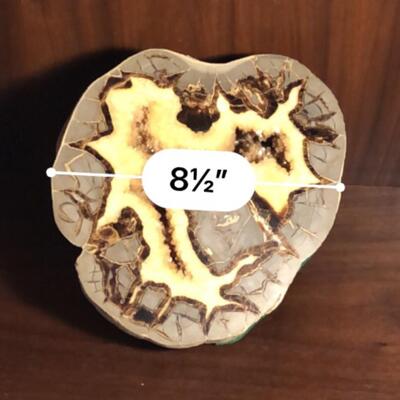 Septarian Geode with dogtooth calcite center