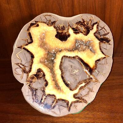 Septarian Geode with dogtooth calcite center