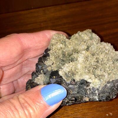 Bulgarian Galena & Purite on Quartz