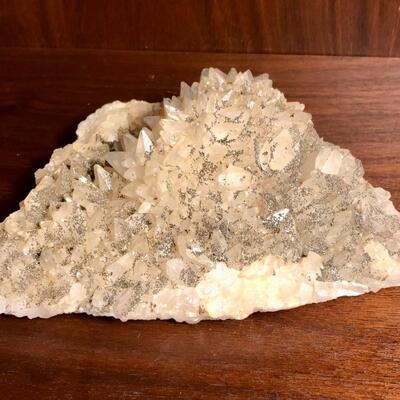 Unwood Dogtooth Calcite Marcasite