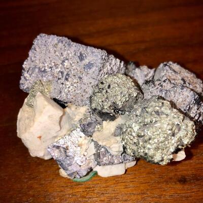 Galena and orthoclase