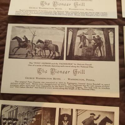 Unique Pioneer Grill Mural Postcard Collection