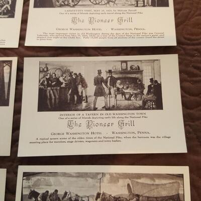 Unique Pioneer Grill Mural Postcard Collection