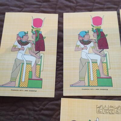 Egyptian Themed Postcard Collection