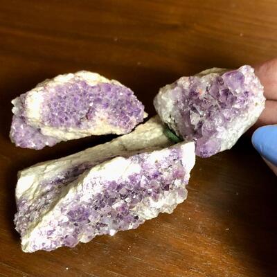 3 piece Congo Amethyst lot