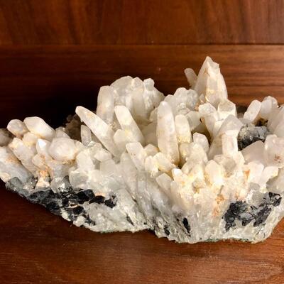 Chrysanthemum Quarts W Galena Sphaerite