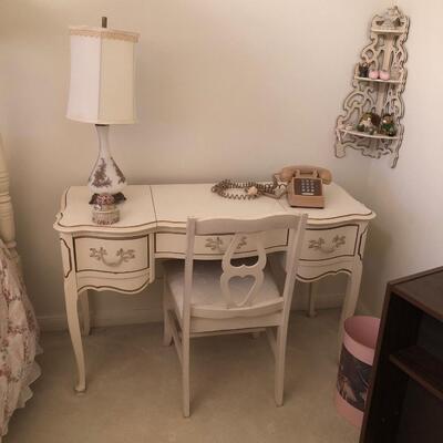 Vintage French Provincial vanity/ desk