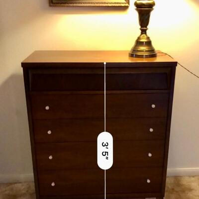 MCM Bassett tall chest