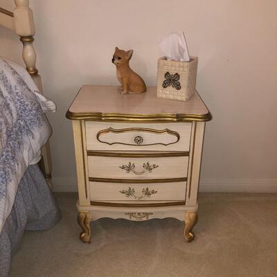 Vintage French provincial nightstand