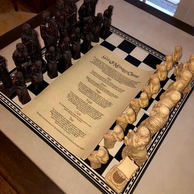 Gods of Mythology Chessmen
