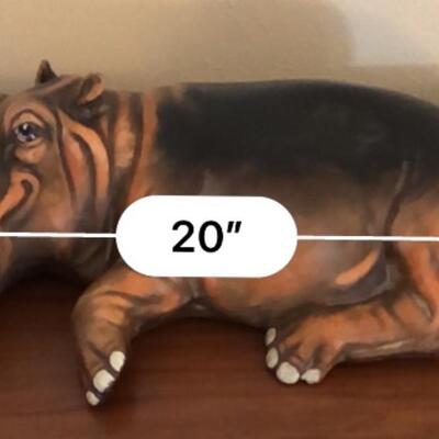 Ceramic Hippo made in Italy